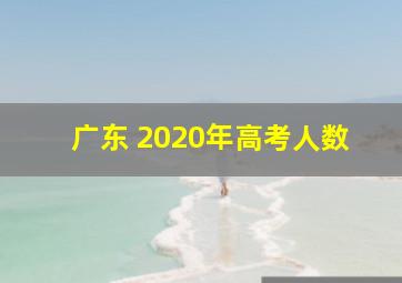 广东 2020年高考人数